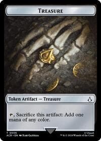 Treasure Token - Universes Beyond: Assassin's Creed - Magic: The Gathering card