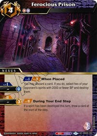 Ferocious Prison - Strangers in the Sky - Battle Spirits Saga card