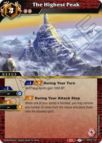 The Highest Peak - Strangers in the Sky - Battle Spirits Saga card