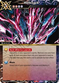 Hellcrack - Strangers in the Sky - Battle Spirits Saga card