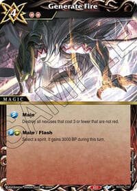 Generate Fire - Strangers in the Sky - Battle Spirits Saga card