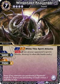 Wingsnake Anaconger - Strangers in the Sky - Battle Spirits Saga card
