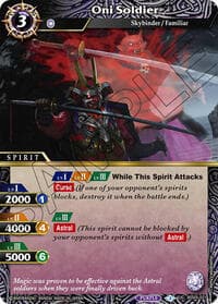 Oni Soldier - Strangers in the Sky - Battle Spirits Saga card