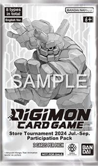 Store Tournament 2024 Jul.-Sep. Participation Pack - Digimon Promotion Cards - Digimon Card Game card