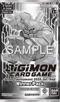 Store Tournament 2024 Jul.-Sep. Winner Pack - Digimon Promotion Cards - Digimon Card Game card