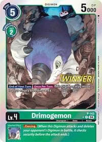 Drimogemon - P-143 (Store Tournament 2024 Jul. - Sep. Winner Pack) - Digimon Promotion Cards - Digimon Card Game card