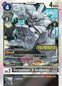 Gotsumon (X Antibody) - P-144 (Store Tournament 2024 Jul. - Sep. Winner Pack) - Digimon Promotion Cards - Digimon Card Game card