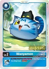Wanyamon - P-148 (Store Tournament 2024 Jul. - Sep. Winner Pack) - Digimon Promotion Cards - Digimon Card Game card