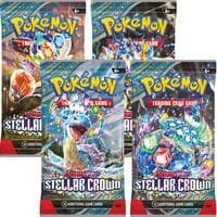 Stellar Crown Booster Pack Art Bundle [Set of 4] - SV07: Stellar Crown - Pokemon card