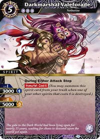 Darkmarshal Valeforade - Strangers in the Sky - Battle Spirits Saga card