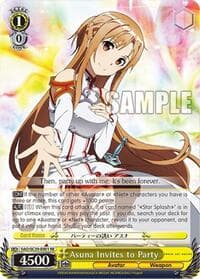 Asuna Invites to Party - Sword Art Online Chronicle Set - Weiss Schwarz card