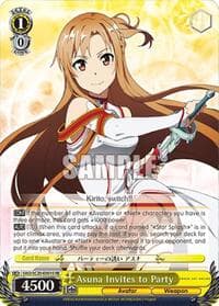 Asuna Invites to Party (SR) - Sword Art Online Chronicle Set - Weiss Schwarz card