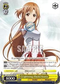 Lightning Flash Asuna - Sword Art Online Chronicle Set - Weiss Schwarz card