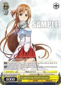 Lightning Flash Asuna (SP) - Sword Art Online Chronicle Set - Weiss Schwarz card