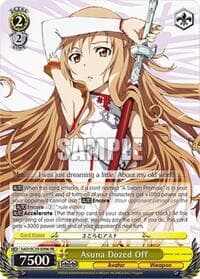 Asuna Dozed Off - Sword Art Online Chronicle Set - Weiss Schwarz card