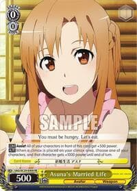 Asuna's Married Life - Sword Art Online Chronicle Set - Weiss Schwarz card