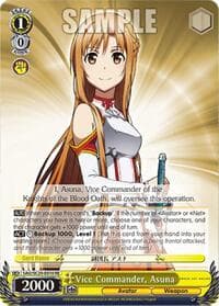 Vice Commander, Asuna - Sword Art Online Chronicle Set - Weiss Schwarz card