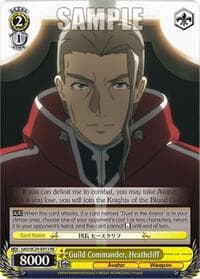 Guild Commander, Heathcliff - Sword Art Online Chronicle Set - Weiss Schwarz card