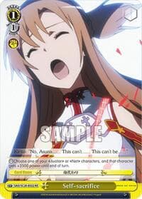 Self-sacrifice - Sword Art Online Chronicle Set - Weiss Schwarz card