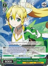 Magic Swordsman, Leafa - Sword Art Online Chronicle Set - Weiss Schwarz card