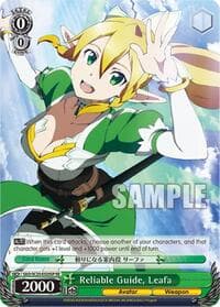 Reliable Guide, Leafa (SP) - Sword Art Online Chronicle Set - Weiss Schwarz card