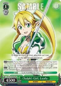 Sylph Girl, Leafa - Sword Art Online Chronicle Set - Weiss Schwarz card