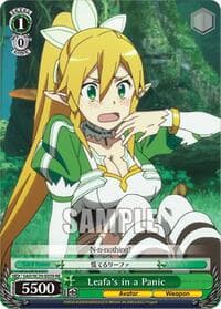 Leafa's in a Panic - Sword Art Online Chronicle Set - Weiss Schwarz card
