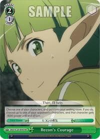 Recon's Courage - Sword Art Online Chronicle Set - Weiss Schwarz card