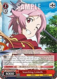 Searching Lisbeth - Sword Art Online Chronicle Set - Weiss Schwarz card