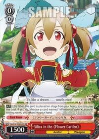 Silica in the Flower Garden (SR) - Sword Art Online Chronicle Set - Weiss Schwarz card