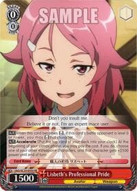 Lisbeth's Professional Pride - Sword Art Online Chronicle Set - Weiss Schwarz card