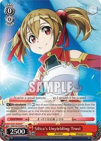 Silica's Unyielding Trust - Sword Art Online Chronicle Set - Weiss Schwarz card