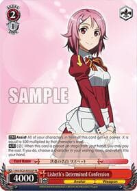 Lisbeth's Determined Confession (SP) - Sword Art Online Chronicle Set - Weiss Schwarz card