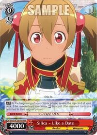 Silica - Like a Date - Sword Art Online Chronicle Set - Weiss Schwarz card