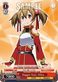 Dagger User, Silica - Sword Art Online Chronicle Set - Weiss Schwarz card