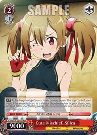 Cute Mischief, Silica - Sword Art Online Chronicle Set - Weiss Schwarz card