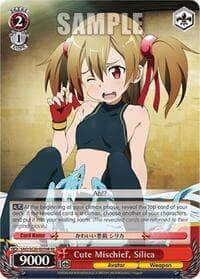 Cute Mischief, Silica (RRR) - Sword Art Online Chronicle Set - Weiss Schwarz card