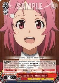 Lisbeth the Blacksmith - Sword Art Online Chronicle Set - Weiss Schwarz card