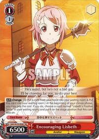 Encouraging Lisbeth - Sword Art Online Chronicle Set - Weiss Schwarz card