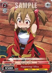Happening! Silica - Sword Art Online Chronicle Set - Weiss Schwarz card