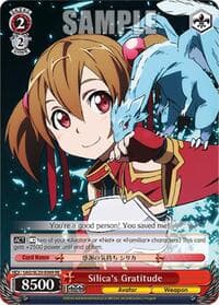 Silica's Gratitude - Sword Art Online Chronicle Set - Weiss Schwarz card