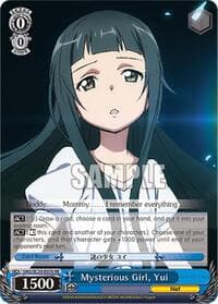 Mysterious Girl, Yui - Sword Art Online Chronicle Set - Weiss Schwarz card