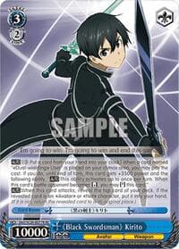 "Black Swordsman" Kirito (RRR) - Sword Art Online Chronicle Set - Weiss Schwarz card