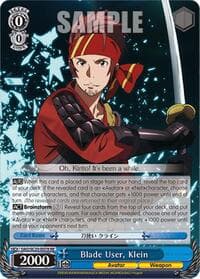Blade User, Klein - Sword Art Online Chronicle Set - Weiss Schwarz card