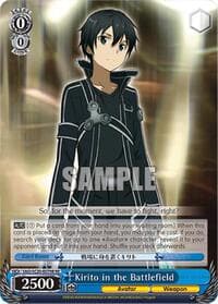 Kirito in the Battlefield (RRR) - Sword Art Online Chronicle Set - Weiss Schwarz card