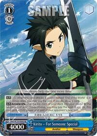 Kirito - For Someone Special - Sword Art Online Chronicle Set - Weiss Schwarz card