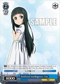 Artificial Intelligence, Yui (SP) - Sword Art Online Chronicle Set - Weiss Schwarz card
