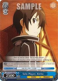 Solo Player, Kirito - Sword Art Online Chronicle Set - Weiss Schwarz card