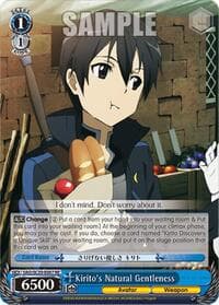 Kirito's Natural Gentleness - Sword Art Online Chronicle Set - Weiss Schwarz card