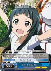 Their Child, Yui - Sword Art Online Chronicle Set - Weiss Schwarz card